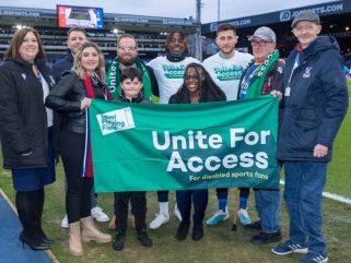 CPFC DSA supporting Level Playing Fields Unite For Access Day at Crystal Palace FC